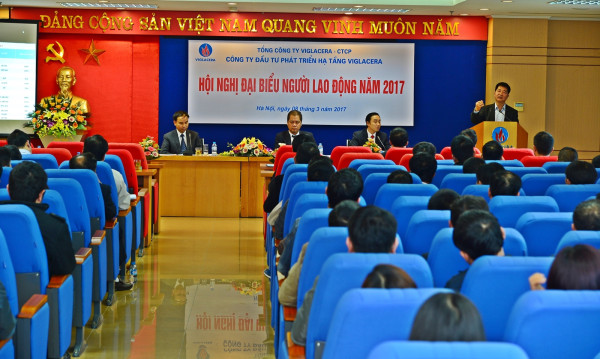 Công ty Đầu tư Phát triển Hạ tầng Viglacera tổ chức Hội nghị người lao động năm 2017